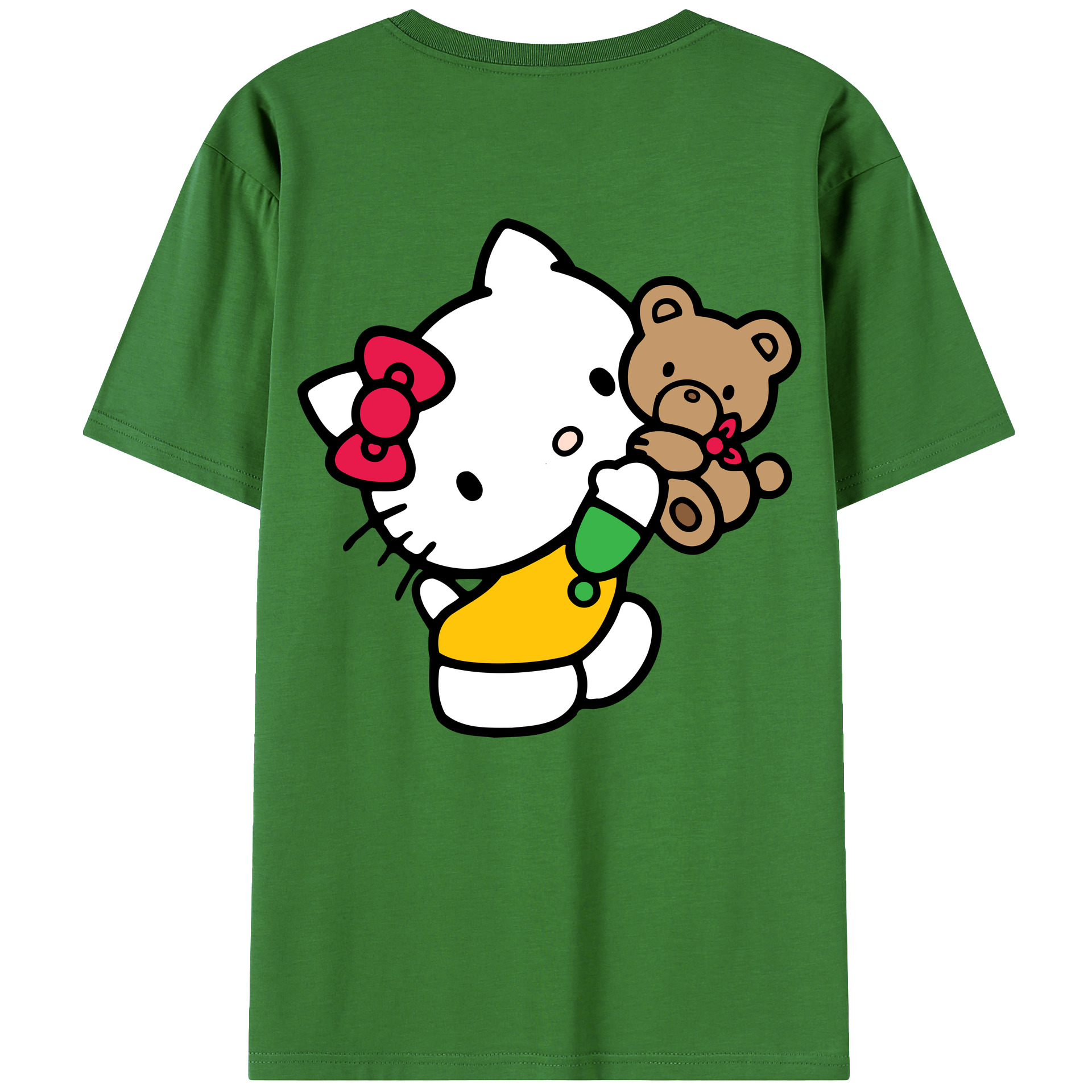 （画像用） Hello Kitty ハローキティ レディース半袖Tシャツ(バックプリント)